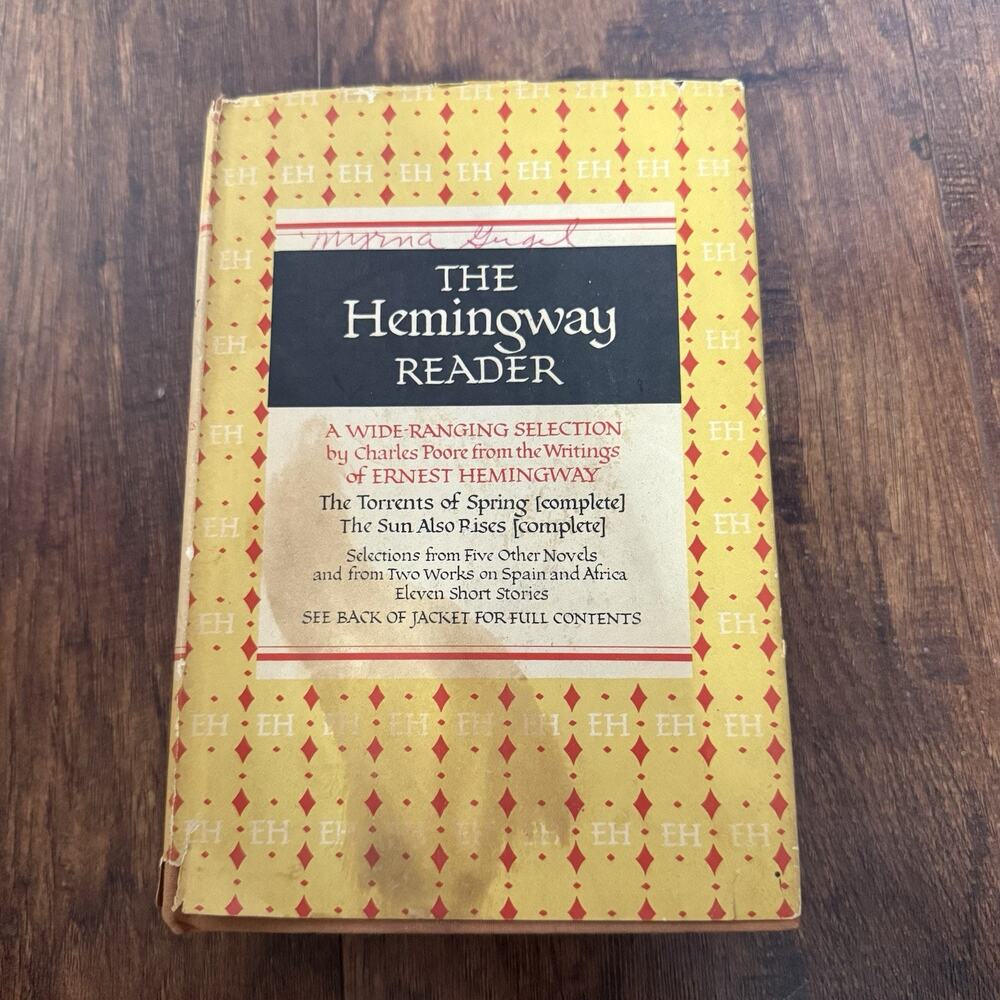 The Hemingway Reader, 1953 Charles Scribner's Sons Used
